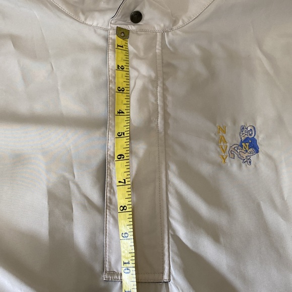 Footjoy DRYJOYS Short Sleeve US Navy Golf Rain Jacket Tan Men’s Sz XL - Picture 10 of 16